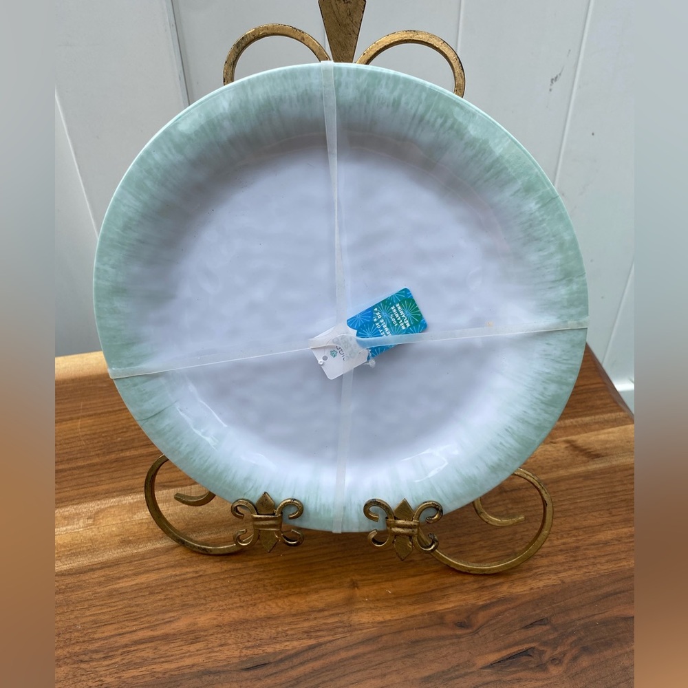 - Brand New Sigrid Olsen Set Of Dinner Plates 11”Corals Pattern.